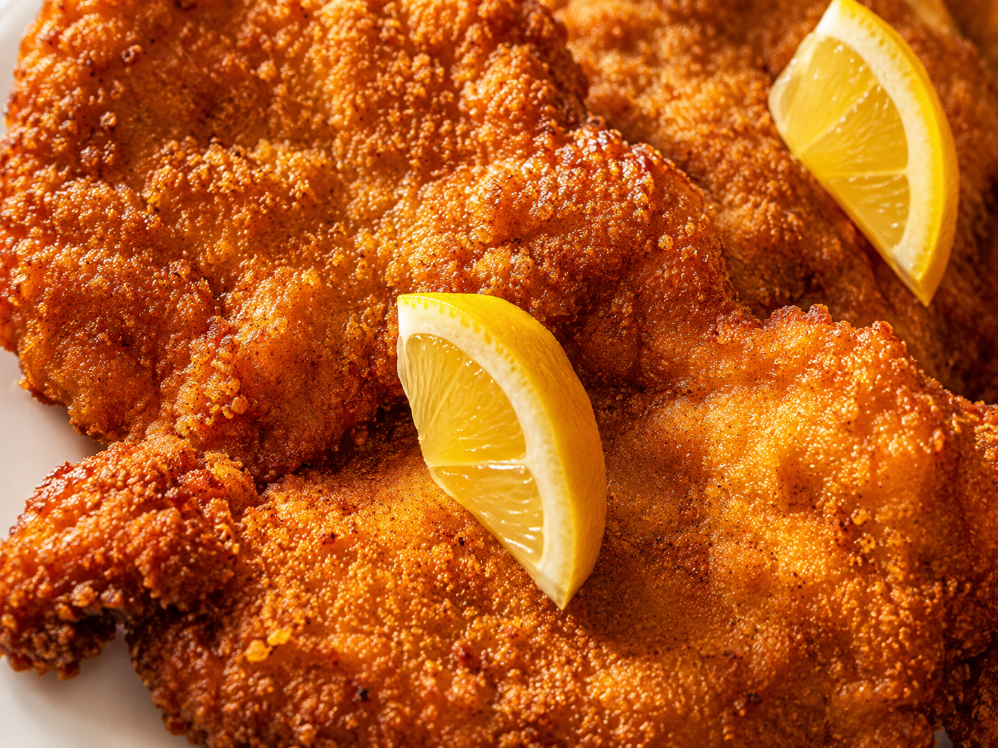 Knuspriges paniertes Schnitzel