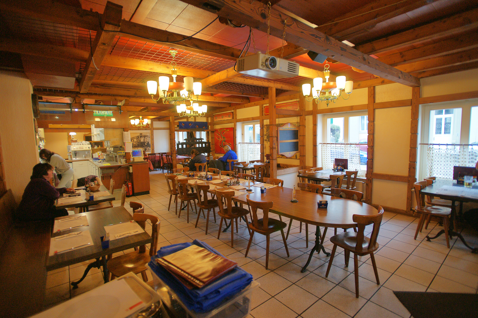 Warme Gaststube des Restaurant Tramway in Bümpliz, Bern